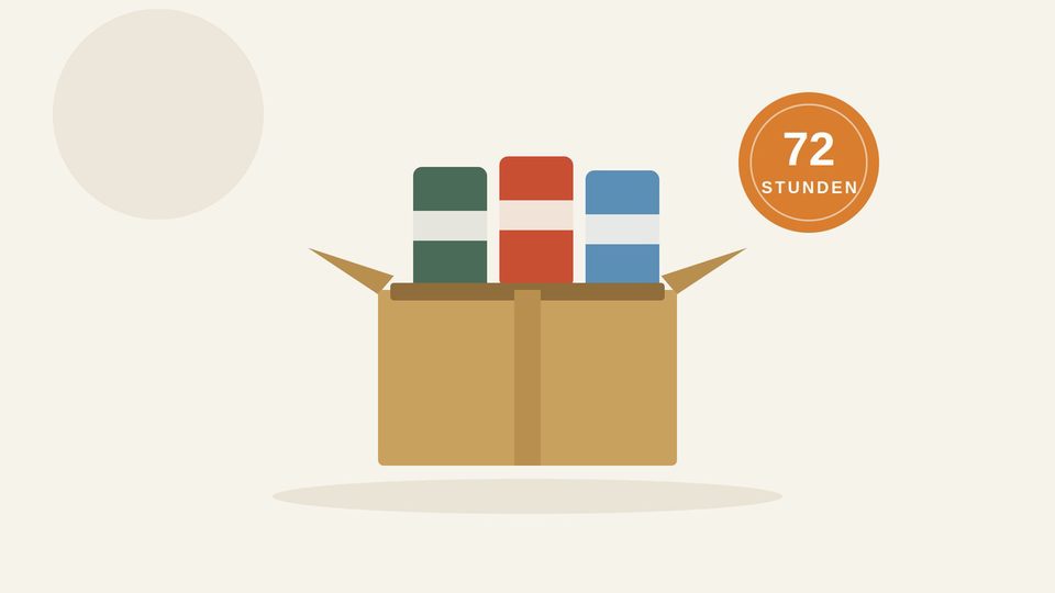 72-Stunden-Notvorrat-Paket