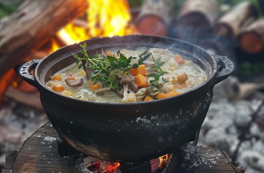 Lagerfeuer Suppe