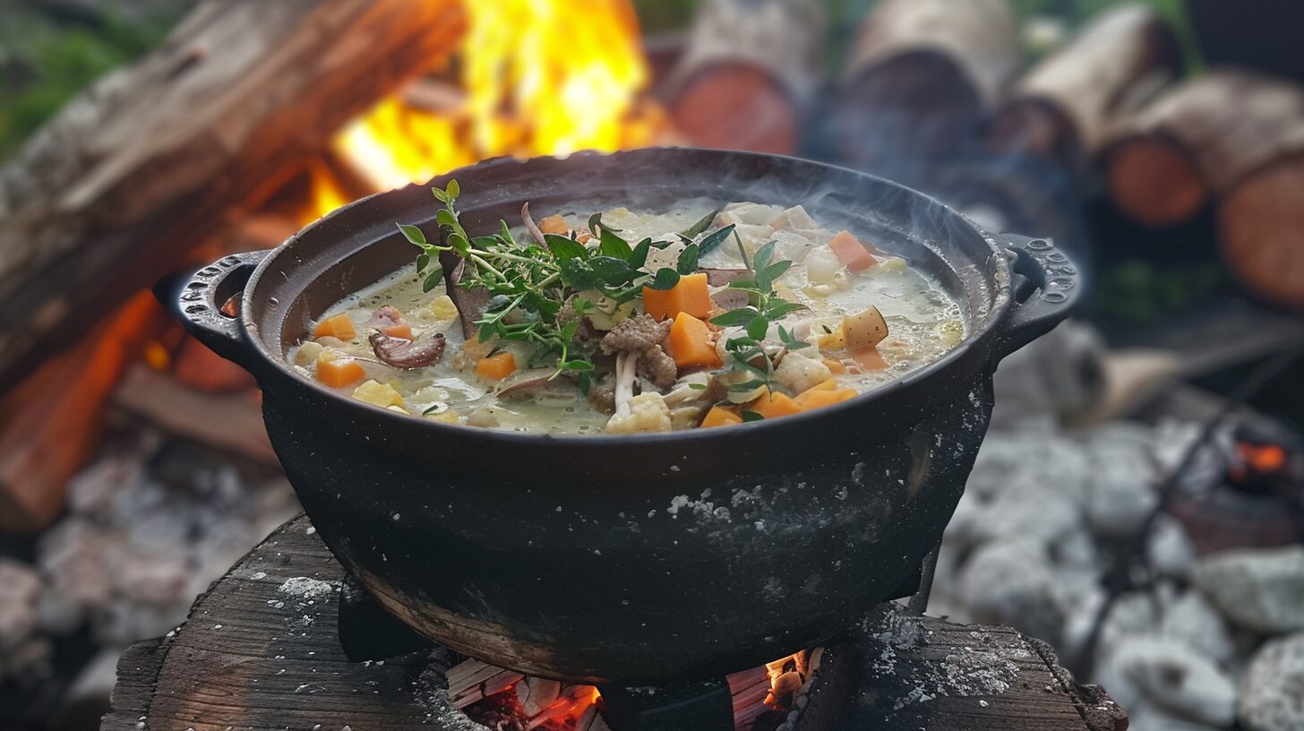 Lagerfeuer Suppe