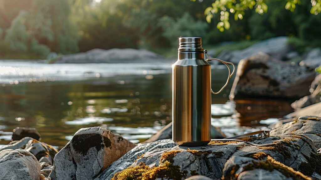 Outdoor Trinkflasche Wald